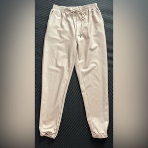 21 Saints Tan Faux Leather Joggers 🌟